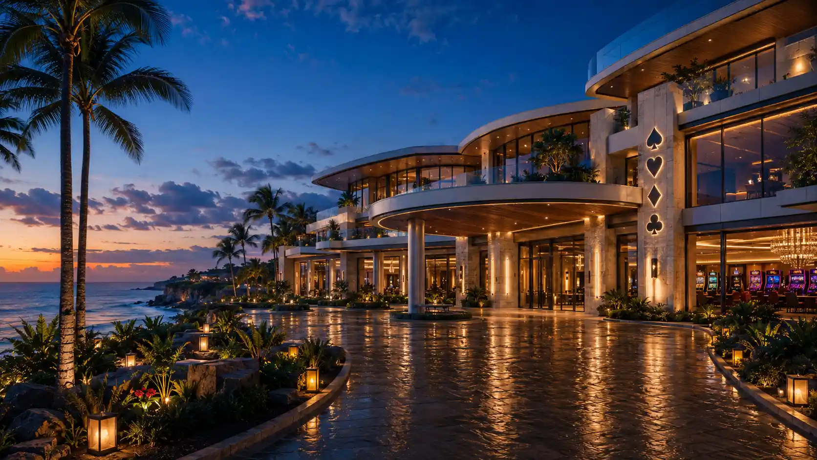Resort accommodation beside a casino destination